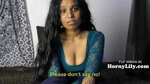 Fersk Bored Indian Housewife begs for threesome in Hindi with Eng subtitles stasjonsrør