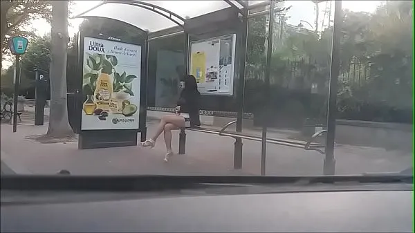 Φρέσκο bitch at a bus stop κίνηση Tube