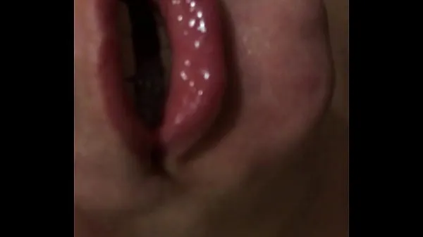 Fresh Cum in mouth of my wife drive Tube