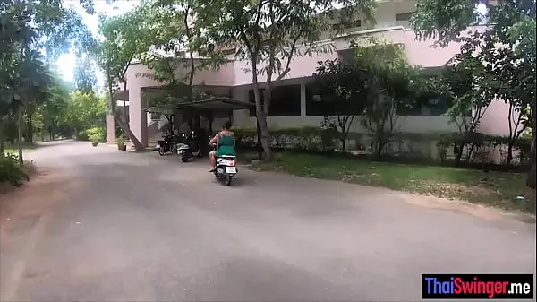 Fresh Thailand motorbike tour and bareback fuck drive Tube