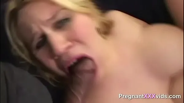 Fresh Pregnant slut in interracial 3some fuck drive Tube