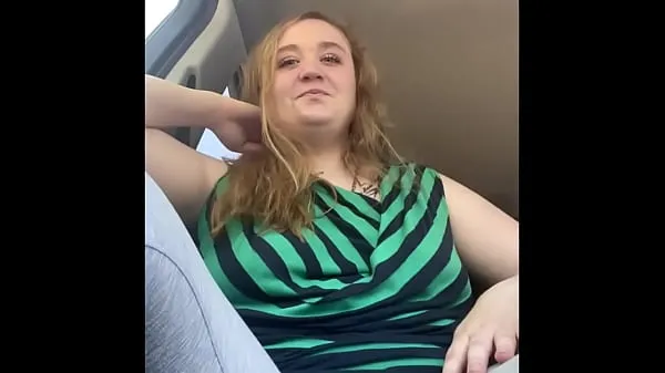 Fresh Beautiful Natural Chubby Blonde starts in car and gets Fucked like crazy at home drive Tube