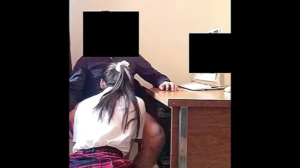 Fresh Teen SUCKS his Teacher’s Dick in the Office for a Better Grades! Real Amateur Sex drive Tube