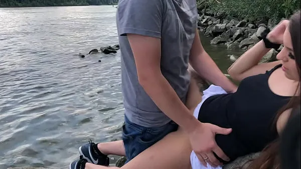 Fresh German Teen caught 3 times while fucking at the Danube drive Tube