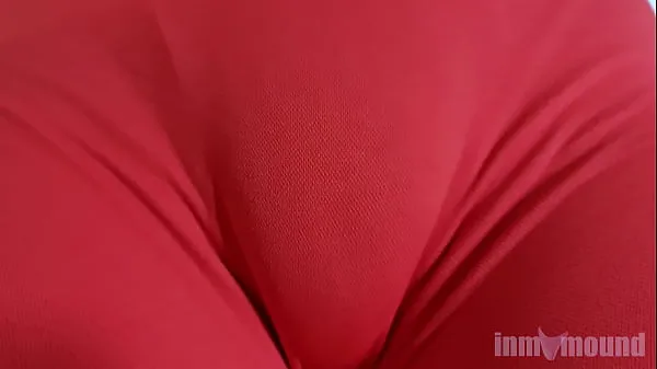 Fresh Part 2 - Trying on new Leggings like a youtuber. In part 1 I couldn't resist showing my pussy, in this one, I just showed my pussy mound through my tight pants drive Tube