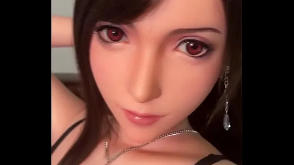 ताज़ा FF7 Remake Tifa Lockhart Sex Doll Super Realistic Silicone ड्राइव ट्यूब