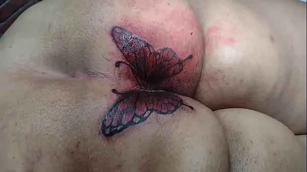 Fresh Mary Butterfly redoing the anal tattoo drive Tube