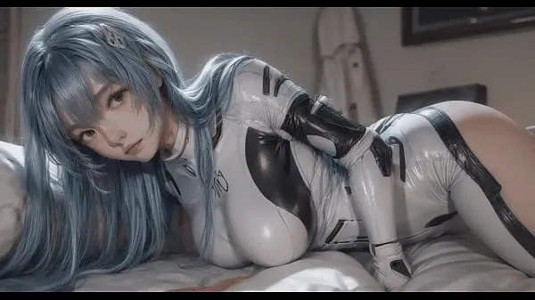Färsk AI generated Rei Ayanami asking for a cock drive Tube