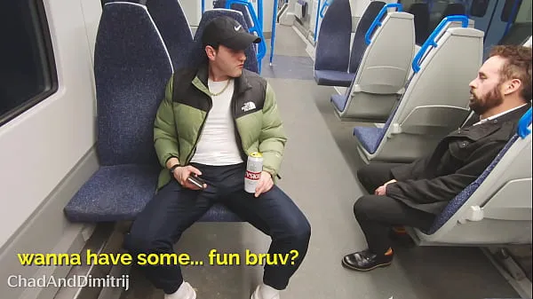Fresh risky anonymous bareback fuck on a night train out of London drive Tube